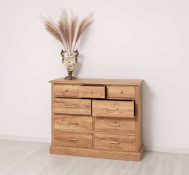Dulap 9 sertare stejar - Culoare_P061 - LACUIT de la Rustic Butique OUTOPS357 - Culoare_P061 - LACUIT