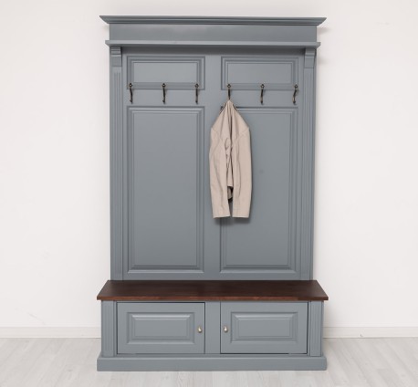 Cuier cu 2 usi, din stejar - Culoare Top_P081 - Culoare Corp_P042 - DUBLU COLOR de la Rustic Butique OUTOPS366 - Culoare Top_P081 - Culoare Corp_P042 - DUBLU COLOR