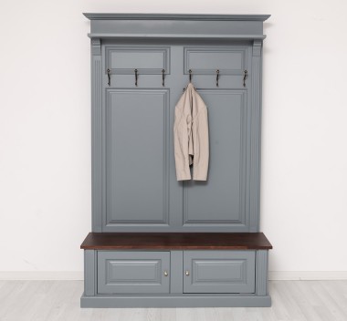 Cuier cu 2 usi, din stejar - Culoare Top_P081 - Culoare Corp_P042 - DUBLU COLOR de la Rustic Butique OUTOPS366 - Culoare Top_P081 - Culoare Corp_P042 - DUBLU COLOR
