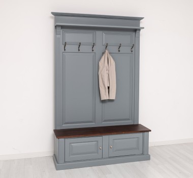 Cuier cu 2 usi, din stejar - Culoare Top_P081 - Culoare Corp_P042 - DUBLU COLOR de la Rustic Butique OUTOPS366 - Culoare Top_P081 - Culoare Corp_P042 - DUBLU COLOR