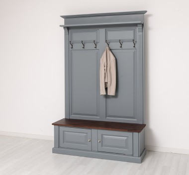 Cuier cu 2 usi, din stejar - Culoare Top_P081 - Culoare Corp_P042 - DUBLU COLOR de la Rustic Butique OUTOPS366 - Culoare Top_P081 - Culoare Corp_P042 - DUBLU COLOR