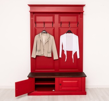 Cuier cu 2 usi, din stejar - Culoare Top_P081 - Culoare Corp_P047 - DUBLU COLOR de la Rustic Butique OUTOPS366 - Culoare Top_P081 - Culoare Corp_P047 - DUBLU COLOR