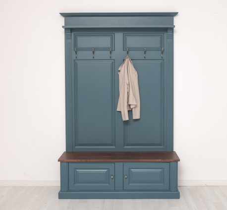 Cuier cu 2 usi, din stejar - Culoare Top_P081 - Culoare Corp_P051 - DUBLU COLOR de la Rustic Butique OUTOPS366 - Culoare Top_P081 - Culoare Corp_P051 - DUBLU COLOR