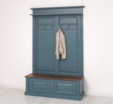 Cuier cu 2 usi, din stejar - Culoare Top_P081 - Culoare Corp_P051 - DUBLU COLOR de la Rustic Butique OUTOPS366 - Culoare Top_P081 - Culoare Corp_P051 - DUBLU COLOR