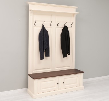 Cuier cu 2 usi, din stejar - Culoare Top_P081 - Culoare Corp_P025 - DUBLU COLOR de la Rustic Butique OUTOPS366 - Culoare Top_P081 - Culoare Corp_P025 - DUBLU COLOR