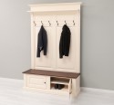 Cuier cu 2 usi, din stejar - Culoare Top_P081 - Culoare Corp_P025 - DUBLU COLOR de la Rustic Butique OUTOPS366 - Culoare Top_P081 - Culoare Corp_P025 - DUBLU COLOR