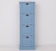 Comoda ingusta cu 4 usi rabatabile de la Rustic Butique PS13 - Culoare_P013A - VOPSIT ANTICHIZAT