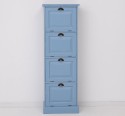 Comoda ingusta cu 4 usi rabatabile de la Rustic Butique PS13 - Culoare_P013A - VOPSIT ANTICHIZAT