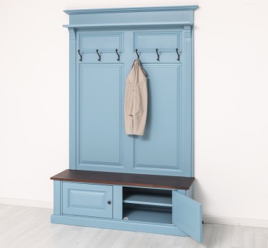 Cuier cu 2 usi, din stejar - Culoare Top_P081 - Culoare Corp_P053 - DUBLU COLOR de la Rustic Butique OUTOPS366 - Culoare Top_P081 - Culoare Corp_P051 - DUBLU COLOR