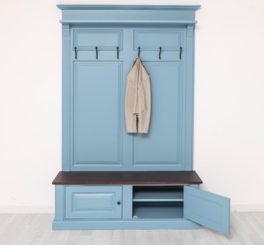 Cuier cu 2 usi, din stejar - Culoare Top_P081 - Culoare Corp_P053 - DUBLU COLOR de la Rustic Butique OUTOPS366 - Culoare Top_P081 - Culoare Corp_P051 - DUBLU COLOR