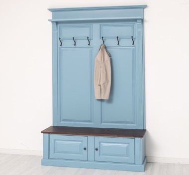 Cuier cu 2 usi, din stejar - Culoare Top_P081 - Culoare Corp_P053 - DUBLU COLOR de la Rustic Butique OUTOPS366 - Culoare Top_P081 - Culoare Corp_P051 - DUBLU COLOR