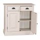 Dulap cu 2 usi si 2 sertare de la Rustic Butique PS432 - Culoare_P028++P024A - 2 STRATURI DE CULOR ANTICHIZAT