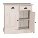 Dulap cu 2 usi si 2 sertare de la Rustic Butique PS432 - Culoare_P028++P024A - 2 STRATURI DE CULOR ANTICHIZAT