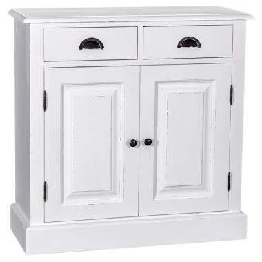 Dulap cu 2 usi si 2 sertare de la Rustic Butique PS432 - Culoare_P030++P004A - 2 STRATURI DE CULOR ANTICHIZAT