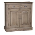 Dulap cu 2 usi si 2 sertare de la Rustic Butique PS432 - Culoare_P057 - PERIAT USOR