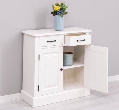 Dulap cu 2 usi si 2 sertare de la Rustic Butique PS432 - Culoare_P039 - VOPSIT