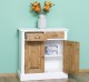 Dulap cu 2 usi si 2 sertare de la Rustic Butique PS432 - Culoare Corp_P004 - Culoare Corp & Sertare_P001 - DUBLU COLOR