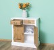 Dulap cu 2 usi si 2 sertare de la Rustic Butique PS432 - Culoare Corp_P004 - Culoare Corp & Sertare_P001 - DUBLU COLOR