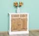 Dulap cu 2 usi si 2 sertare de la Rustic Butique PS432 - Culoare Corp_P004 - Culoare Corp & Sertare_P001 - DUBLU COLOR