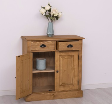 Dulap cu 2 usi si 2 sertare de la Rustic Butique PS432 - Culoare_P002 - CERUIT