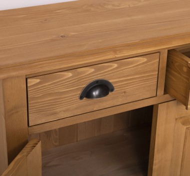 Dulap cu 2 usi si 2 sertare de la Rustic Butique PS432 - Culoare_P002 - CERUIT