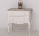 Consola cu picioare curbate, 2 sertare de la Rustic Butique PS79 - Culoare Top_P070 - Culoare Corp_P039A - DUBLU COLOR