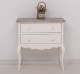 Consola cu picioare curbate, 2 sertare de la Rustic Butique PS79 - Culoare Top_P070 - Culoare Corp_P039A - DUBLU COLOR