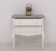Consola cu picioare curbate, 2 sertare de la Rustic Butique PS79 - Culoare Top_P070 - Culoare Corp_P039A - DUBLU COLOR