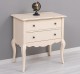 Consola cu picioare curbate, 2 sertare de la Rustic Butique PS79 - Culoare_P028++P025A - 2 STRATURI DE CULORI ANTICHIZAT
