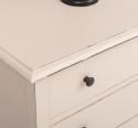 Consola cu picioare curbate, 2 sertare de la Rustic Butique PS79 - Culoare_P028++P025A - 2 STRATURI DE CULORI ANTICHIZAT