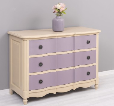 Comoda Galbee de la Rustic Butique PS239 - Culoare Corp_P032 - Culoare Sertare_P041 - DUBLU COLOR