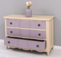 Comoda Galbee de la Rustic Butique PS239 - Culoare Corp_P032 - Culoare Sertare_P041 - DUBLU COLOR