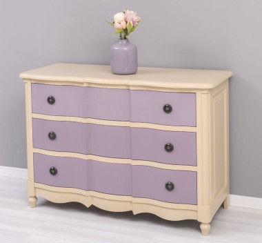Comoda Galbee de la Rustic Butique PS239 - Culoare Corp_P032 - Culoare Sertare_P041 - DUBLU COLOR