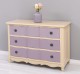 Comoda Galbee de la Rustic Butique PS239 - Culoare Corp_P032 - Culoare Sertare_P041 - DUBLU COLOR