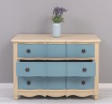 Comoda Galbee de la Rustic Butique PS239 - Culoare Corp_P032 - Culoare Sertare_P008 - DUBLU COLOR