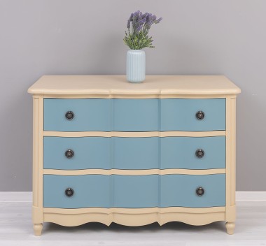 Comoda Galbee de la Rustic Butique PS239 - Culoare Corp_P032 - Culoare Sertare_P008 - DUBLU COLOR
