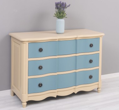 Comoda Galbee de la Rustic Butique PS239 - Culoare Corp_P032 - Culoare Sertare_P008 - DUBLU COLOR