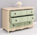 Comoda Galbee de la Rustic Butique PS239 - Culoare Corp_P032 - Culoare Sertare_P054 - DUBLU COLOR