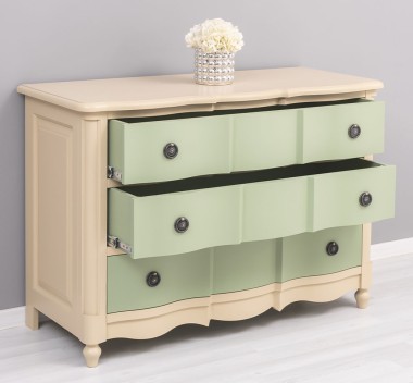 Comoda Galbee de la Rustic Butique PS239 - Culoare Corp_P032 - Culoare Sertare_P054 - DUBLU COLOR