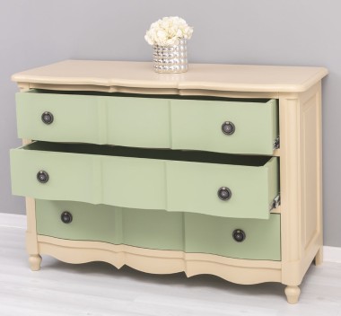 Comoda Galbee de la Rustic Butique PS239 - Culoare Corp_P032 - Culoare Sertare_P054 - DUBLU COLOR