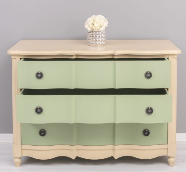 Comoda Galbee de la Rustic Butique PS239 - Culoare Corp_P032 - Culoare Sertare_P054 - DUBLU COLOR