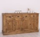 Bufet cu 4 usi si 4 sertare, BAS de la Rustic Butique PS165BAS - Culoare_P001 - CERUIT