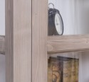 Vitrina sticla, 2 usi cu tija de la Rustic Butique PS552 - Culoare Ext._P037 / Culoare Int._P039 - DUBLU COLOR