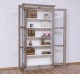 Vitrina sticla, 2 usi cu tija de la Rustic Butique PS552 - Culoare Ext._P037 / Culoare Int._P039 - DUBLU COLOR