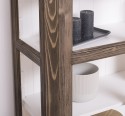 Vitrina sticla, 2 usi cu tija de la Rustic Butique PS552 - Culoare Ext._P066 / Culoare Int._P004 - DUBLU COLOR