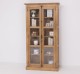 Vitrina sticla, 2 usi cu tija de la Rustic Butique PS552 - Culoare_P001 - CERUIT