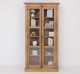 Vitrina sticla, 2 usi cu tija de la Rustic Butique PS552 - Culoare_P001 - CERUIT