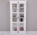 Vitrina sticla, 2 usi cu tija de la Rustic Butique PS552 - Culoare_P004 - VOPSIT