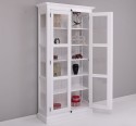 Vitrina sticla, 2 usi cu tija de la Rustic Butique PS552 - Culoare_P004 - VOPSIT