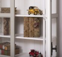 Vitrina sticla, 2 usi cu tija de la Rustic Butique PS552 - Culoare_P076 - VOPSIT